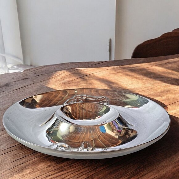 Wilton Armetale Chip And Dip Bowl University Of Florida -Florida Gators - Picture 4 of 8